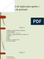 Curso de Inglés para quinto y sexto de primaria optimizado para