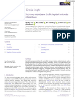 Secretory Membrane Traffic in Plant Microbe Interactions