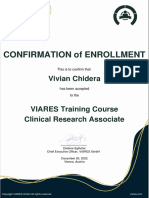 Successfully Enrolled in Clinical Research Training Course 1672667866