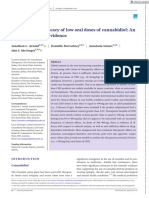 Clinical Translational Sci - 2022 - Arnold - The Safety and Efficacy of Low Oral Doses of Cannabidiol An Evaluation of The