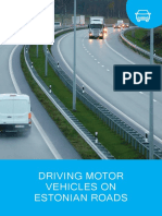 Driving Motor Vehicles On Estonian Roads