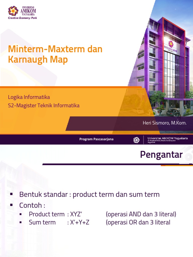 Minterm dan Maxterm dalam KMap | PDF