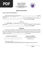 Deed of Donation Tiguib Es