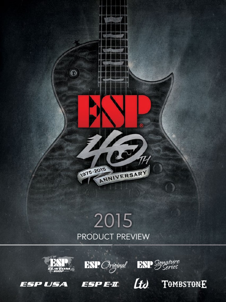 ESP 2015 Preview PDF | PDF | Guitars | Musical Instruments