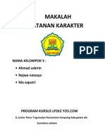 MAKALAH Tatanan Karakter