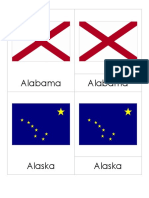 3PC USA State Flags