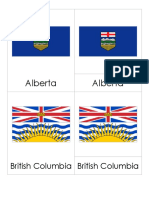3PC Canada Province Territory Flags