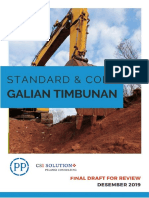 Standard & Code Pekerjaan Galian&Timbun - Draft For Review