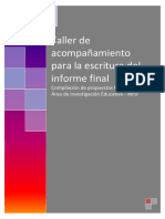 2015 INFOD Acompañamiento en La Escritura