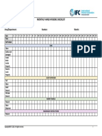 Hand Hygiene Checklist Monthly