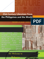 Philippine Literature Spans Centuries