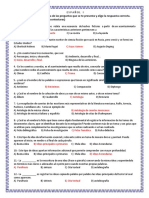 Instrucciones: Analiza Cada Una de Las Preguntas Que Se Te Presenta y Elige La Respuesta Correcta. (Reflexiona y Piensa en Lo Que Contestaras)