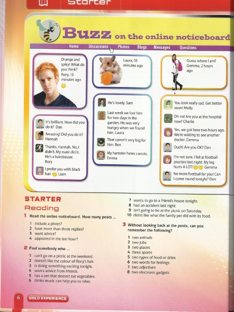 Gold Experience b1 Student S Book | PDF