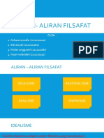 Aliran Filsafat