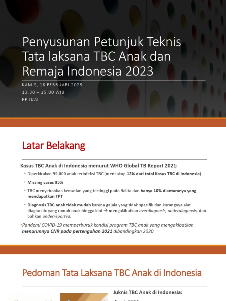 Survei Situasi TB Anak - 2023.0216rev | PDF