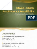 Obvod A Obsah Kosostvorca A Kosodlznika