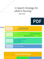 Ppt-Literature Search Strategy For Pediatric Nursing PDF