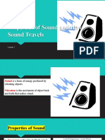Properties of Sound and How Sound Travels