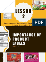 Importance of Product Labels