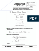 Formulario de Perdidas de Presion en Lineas de Produccion