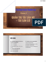 QuảN Trị TàI SảN Nợ - TàI SảN Có