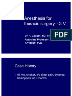 Thoracic Surgery