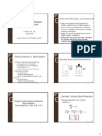 Lecture 3A - Analysis of Batch Reactors (Simple Reactions) Aa - P PDF