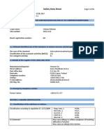 Safety Data Sheet for Calcium Folinate Powder