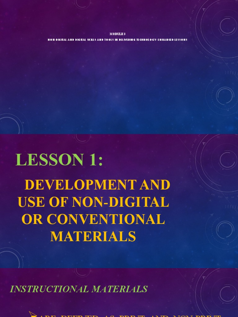 Non digital and digital skills and tools in delivering technology
