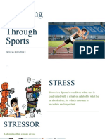 Managing Stress Through Sports