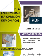 17 Mayo 2015 CAUSAS ENFERMEDAD OPRESION DEMONIACA