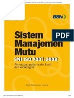 SNI ISO 9001-2008 - Persyaratan Sistem Manajemen Mutu PDF