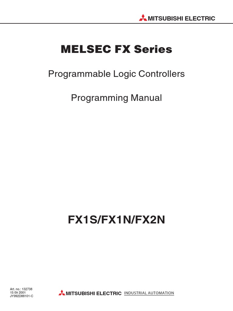 Mitsubishi PLC FX1S-FX1N-FX2N Series Programming Manual (PDFDrive) PDF ...