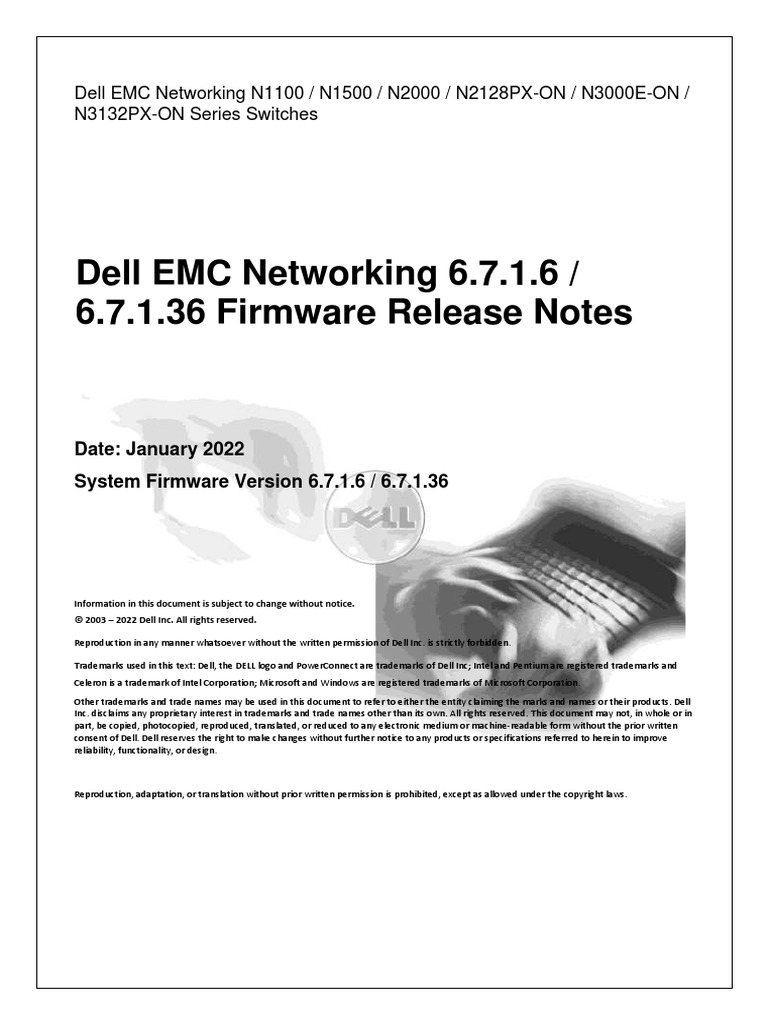 Dell emc networking 6 7 1 6 releasenotes n1100 n1500 n2000