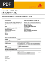 Method of Statement For Sika Grout-215 | PDF | Concrete | Water