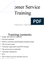 Customer Service Training