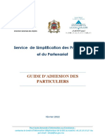 Guide D'adhesion Des Particuliers