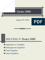 21st Order ODE
