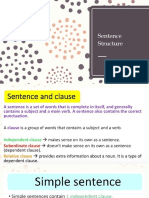 Sentence Structure