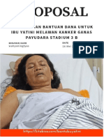 Proposal Permohonan Bantuan Untuk Ibu Yatini Melawan Kanker Ganas Payudara Stadium 3 B