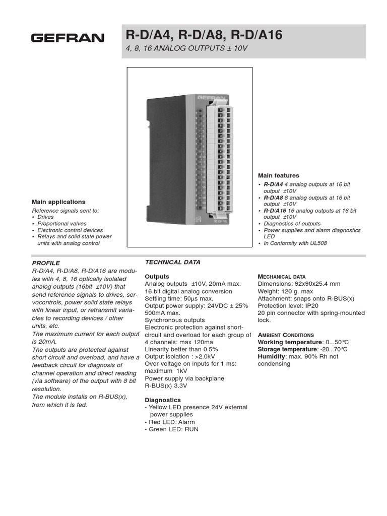gefran-pdf-power-supply-electrical-components