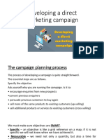 Developing A Direct Marketing Campaign
