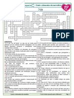 Conto e Elementos Da Narrativa Cruzadinha Lição Prática