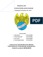 MAKALAH Saham Dan Penilaiannya NEW PDF