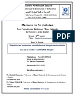 Evaluation Du Controle Interne Cycle Ventes-Clients Debbagh Taha Version Finale PDF