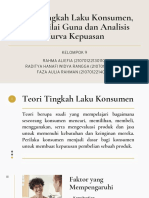 Teori Tingkah Laku Konsumen dan Analisis Kurva Kepuasan