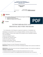 Victim'S Reparation and Emotional Recovery Programs: Partido State University