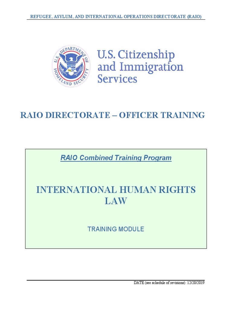 International Human Rights Law Training | PDF | Human Rights | Treaty