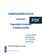 Industrial Production of Iron Ore