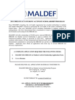 Maldef Scholarship